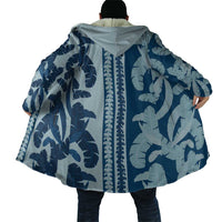 Hawaii Pua Kenikeni Lei Cloak With Lau Maia Royal Blue LT05 - Polynesian Pride