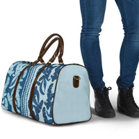 Hawaii Pua Kenikeni Lei Travel Bag With Lau Maia Royal Blue LT05 - Polynesian Pride
