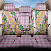 Hawaii Pikake Lokelani Plumeria Lei Back Car Seat Cover Pink Palaka Motifs LT05 One Size Pink - Polynesian Pride