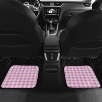Hawaii Pikake Lokelani Plumeria Lei Car Mats Pink Palaka Motifs LT05 Set 2pcs - Back Pink - Polynesian Pride