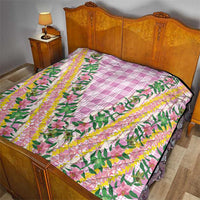 Hawaii Pikake Lokelani Plumeria Lei Quilt Pink Palaka Motifs LT05 - Polynesian Pride