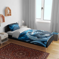 New Zealand Matariki Bedding Set Pigeon Kereru Maori Fern Art LT05 - Polynesian Pride