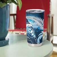 New Zealand Matariki Tumbler Cup Pigeon Kereru Maori Fern Art