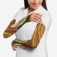 Hawaii King Kamehameha Arm Sleeves Hawaiian Kakau Pattern With Leis LT05 - Polynesian Pride