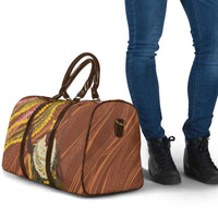 Hawaii King Kamehameha Travel Bag Hawaiian Kakau Pattern With Leis LT05 - Polynesian Pride