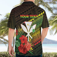 Personalized Hawaii Born and Raised Hawaiian Shirt Kanaka Maoli Flag Day LT05 - Polynesian Pride