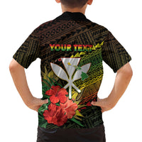 Personalized Hawaii Born and Raised Hawaiian Shirt Kanaka Maoli Flag Day LT05 - Polynesian Pride
