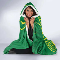Cook Islands Happy Constitution Day Hooded Blanket Pattern Tribal Art LT05 - Polynesian Pride