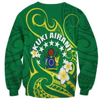 Cook Islands Happy Constitution Day Sweatshirt Pattern Tribal Art LT05 - Polynesian Pride