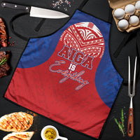 Aiga Samoa Apron Aiga Is Everything LT05 Red - Polynesian Pride