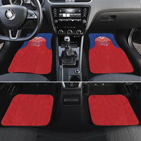 Aiga Samoa Car Mats Aiga Is Everything LT05 Set 4pcs Red - Polynesian Pride
