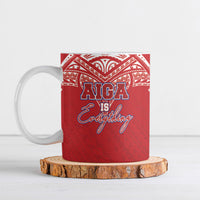 Aiga Samoa Ceramic Mug Aiga Is Everything LT05 Red - Polynesian Pride