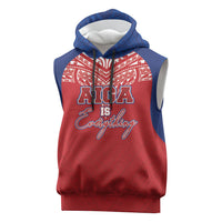 Aiga Samoa Sleeveless Hoodie Aiga Is Everything LT05 Red - Polynesian Pride