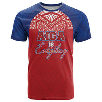 Aiga Samoa T Shirt Aiga Is Everything LT05 Red - Polynesian Pride