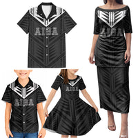 Samoa Aiga Family Matching Puletasi and Hawaiian Shirt Samoan Tribal Pattern LT05 - Polynesian Pride
