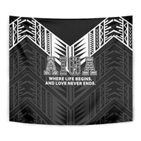 Samoa Aiga Tapestry Samoan Tribal Pattern LT05 - Polynesian Pride