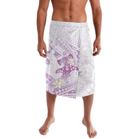 Polynesia Hammerhead Shark Lavalava Tropical Flowers Tribal Pattern Lavender LT05 Purple - Polynesian Pride