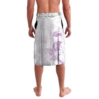 Polynesia Hammerhead Shark Lavalava Tropical Flowers Tribal Pattern Lavender LT05 - Polynesian Pride