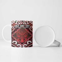 Personalised New Zealand Aotearoa Ceramic Mug Te Reo Maori Ake Ake Ake LT05 - Polynesian Pride