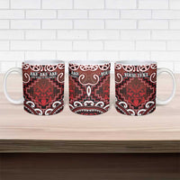 Personalised New Zealand Aotearoa Ceramic Mug Te Reo Maori Ake Ake Ake LT05 - Polynesian Pride