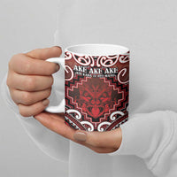 Personalised New Zealand Aotearoa Ceramic Mug Te Reo Maori Ake Ake Ake LT05 - Polynesian Pride