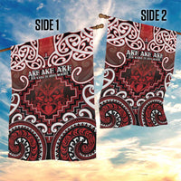 New Zealand Aotearoa Garden Flag Te Reo Maori Ake Ake Ake - Polynesian Pride