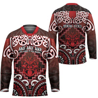 Personalised New Zealand Aotearoa Hockey Jersey Te Reo Maori Ake Ake Ake LT05 - Polynesian Pride