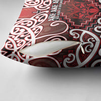 New Zealand Aotearoa Pillow Cover Te Reo Maori Ake Ake Ake - Polynesian Pride