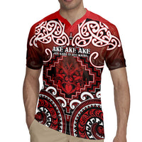 Personalised New Zealand Aotearoa Rugby Jersey Te Reo Maori Ake Ake Ake - Polynesian Pride