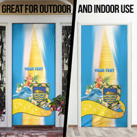Tuvalu Independence Day Door Cover Tuvalu Mo Te Atua - Polynesian Pride
