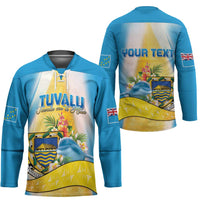 Personalised Tuvalu Independence Day Hockey Jersey Tuvalu Mo Te Atua LT05 - Polynesian Pride