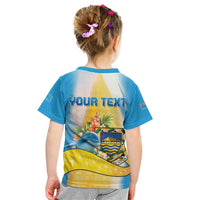 Personalised Tuvalu Independence Day Kid T Shirt Tuvalu Mo Te Atua - Polynesian Pride