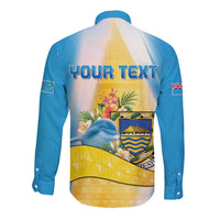 Personalised Tuvalu Independence Day Long Sleeve Button Shirt Tuvalu Mo Te Atua - Polynesian Pride