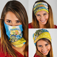 Tuvalu Independence Day Neck Gaiter Tuvalu Mo Te Atua - Polynesian Pride