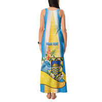 Personalised Tuvalu Independence Day Tank Maxi Dress Tuvalu Mo Te Atua - Polynesian Pride