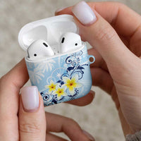 FSM Chuuk Constitution Day AirPods Case Polynesian Curves Plumeria LT05 - Polynesian Pride