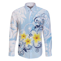 FSM Chuuk Constitution Day Family Matching Puletasi and Hawaiian Shirt Polynesian Curves Plumeria - Polynesian Pride