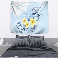 FSM Chuuk Constitution Day Tapestry Polynesian Curves Plumeria - Polynesian Pride