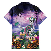 Happy Hulaween Hawaiian Shirt Mahaloween Skeleton Dancing LT05 - Polynesian Pride