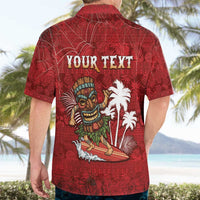 Personalised Aloha Halloween Hawaiian Shirt Skeleton Surfing LT05 - Polynesian Pride