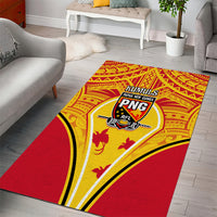 Papua New Guinea Rugby Area Rug 2023 Pacific Championships The Kumuls LT05 - Polynesian Pride