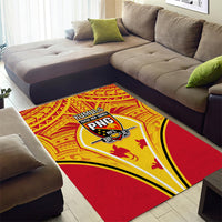 Papua New Guinea Rugby Area Rug 2023 Pacific Championships The Kumuls LT05 - Polynesian Pride