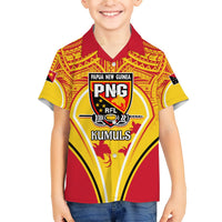 Custom Papua New Guinea Rugby Hawaiian Shirt 2023 Pacific Championships The Kumuls LT05 - Polynesian Pride