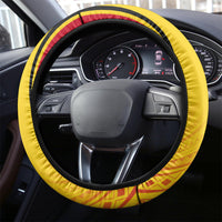 Papua New Guinea Rugby Steering Wheel Cover 2023 Pacific Championships The Kumuls LT05 - Polynesian Pride
