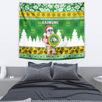 Custom Hawaii Kaimuki High School Christmas Tapestry Tropical Santa Claus LT05 - Polynesian Pride