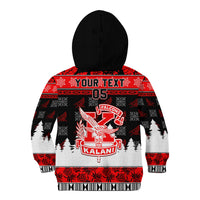 Custom Hawaii Kalani High School Christmas Kid Hoodie Tropical Santa Claus LT05 - Polynesian Pride