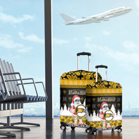 Custom Hawaii Nanakuli High and Intermediate School Christmas Luggage Cover Tropical Santa Claus LT05 - Polynesian Pride