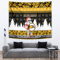 Custom Hawaii Nanakuli High and Intermediate School Christmas Tapestry Tropical Santa Claus LT05 - Polynesian Pride