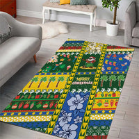 Solomon Islands Christmas Area Rug Festive Beach Vibes - Polynesian Pride