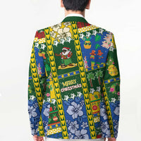 Solomon Islands Christmas Blazer Festive Beach Vibes - Polynesian Pride